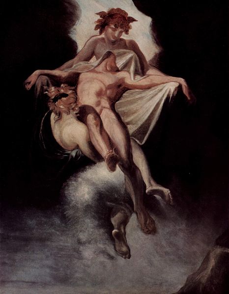 Johann Heinrich Fuseli Sleep and Death carrying away Sarpedon of Lycia